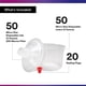 thumbnail image 2 of Kit de tapas y revestimientos para pistolas de pintura 3M PPS 16028, 90 ml, 2 of 6