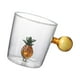 thumbnail image 2 of Taza 3D Transparente de 350ml, Resistente al Calor, con Diseño Único de Piña, para Cocina, 2 of 3