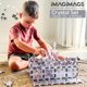 thumbnail image 2 of Juego de azulejos magnéticos para construcción Imagimags Crystal, 38 piezas, 2 of 8