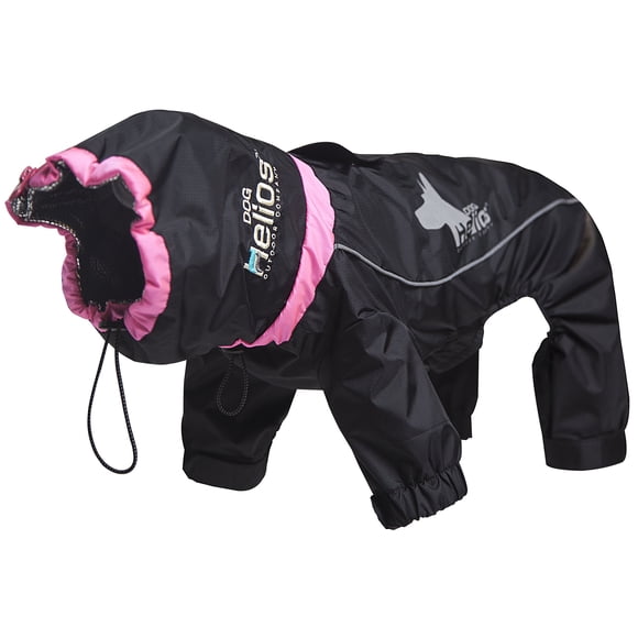 Abrigo impermeable para perro DOGHELIOS "Weather-King" talla L negro
