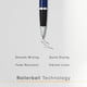 thumbnail image 4 of Recarga de bolígrafo Cross Selectip Gel Rollerball Blue, paquete doble, 4 of 7