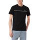 thumbnail image 3 of Camiseta Lacoste para hombre de algodón jersey con ribete, negra, talla mediana, 3 of 4