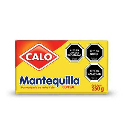 Mantequilla Con Sal Tradicional 250 G Calo