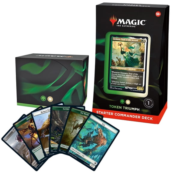 Starter Commander Deck Magic The Gathering Token Triumph