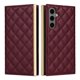 thumbnail image 1 of Funda Tipo Cartera Acolchada con Correa para Samsung Galaxy S24 PlusRojo, 1 of 6