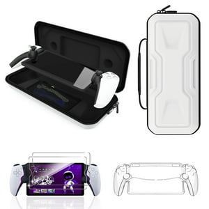 Estuche De Transporte Y Funda Rígida Transparente Aaronmei Para Playstation Portal Blanco