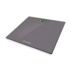 Terraillon - Pesa Balanza Personal 160Kg Vidrio Lcd One Chestnut