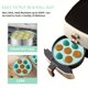 thumbnail image 2 of 1pc, Silicone Muffin Molds, Cupcake Mold Fits 5 To 8 Qt Pressure Cooker, Sous Vide Egg Bite Maker, Air Fryer Liners, Air Fryer Accessories, Baking Tools, Kitchen Gadgets, Kitchen Accessories, Home Ki, 2 of 4