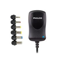 Philco - Eliminador De Pilas 1200Mah 6 Puntas Diferentes Negro