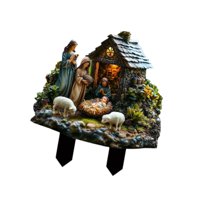 Magideal - Belén, Decoración Navideña, Estacas De Adorno, Patio, Suministros Creativos Para Fiestas, Jardín, Exteriores, Vacaciones, Paisaje, Decoración Navideña