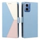 thumbnail image 4 of Funda Cartera para Motorola Moto G34 con Cierre Magnético, Tricolor, Azul Claro, 4 of 6