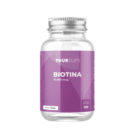 Biotina 10.000 Mcg 100 Tabletas, Yoursups