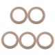 thumbnail image 1 of Boca de madera con roseta de 5 piezas con incrustaciones para piezas de guitarra acústica clásica, 1 of 3