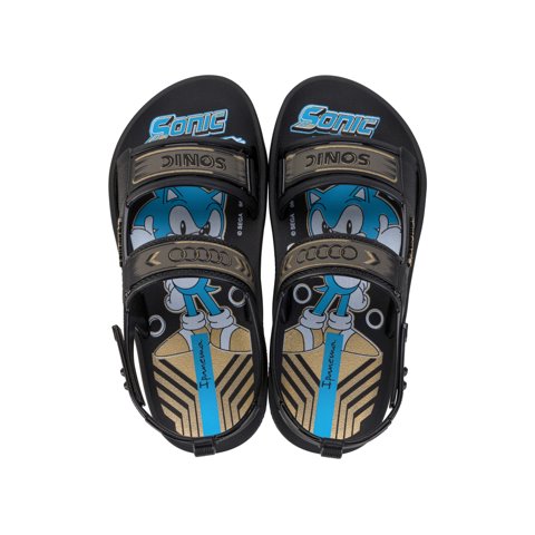 Sandalia Niño Negro Sonic Papete Ipanema
