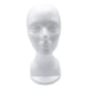 thumbnail image 1 of Espuma Ligera Maniquí Cabeza Modelo Sombrero Peluca Gafas Soporte De Exhibición Blanco 07, 1 of 5