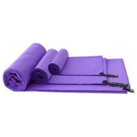 Importclick - Set 3 Toallas Baño Viaje Microfibra Secado Rápido Violeta