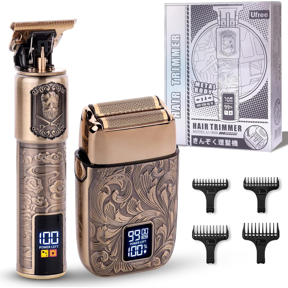 Afeitadora Ufree Foil Shaver 7500rpm Cuerpo Metal