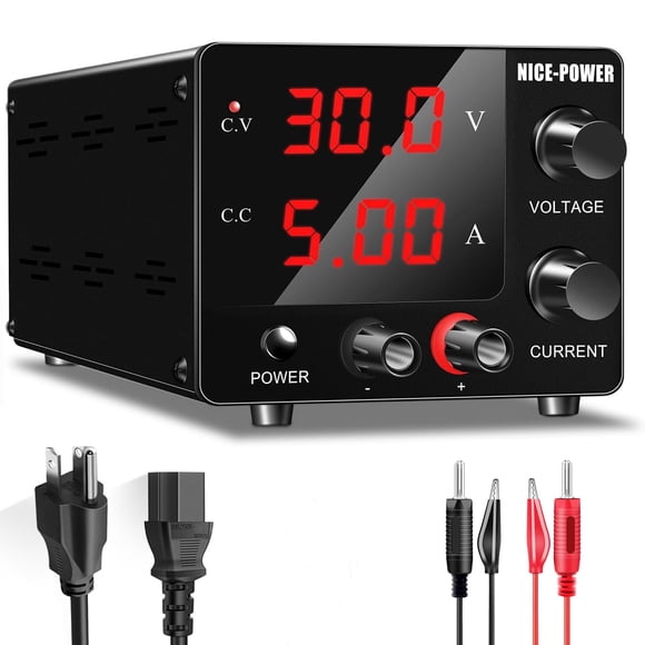 Fuente de Alimentación DC NICE-POWER 30V 5A Ajustable 110V/220V
