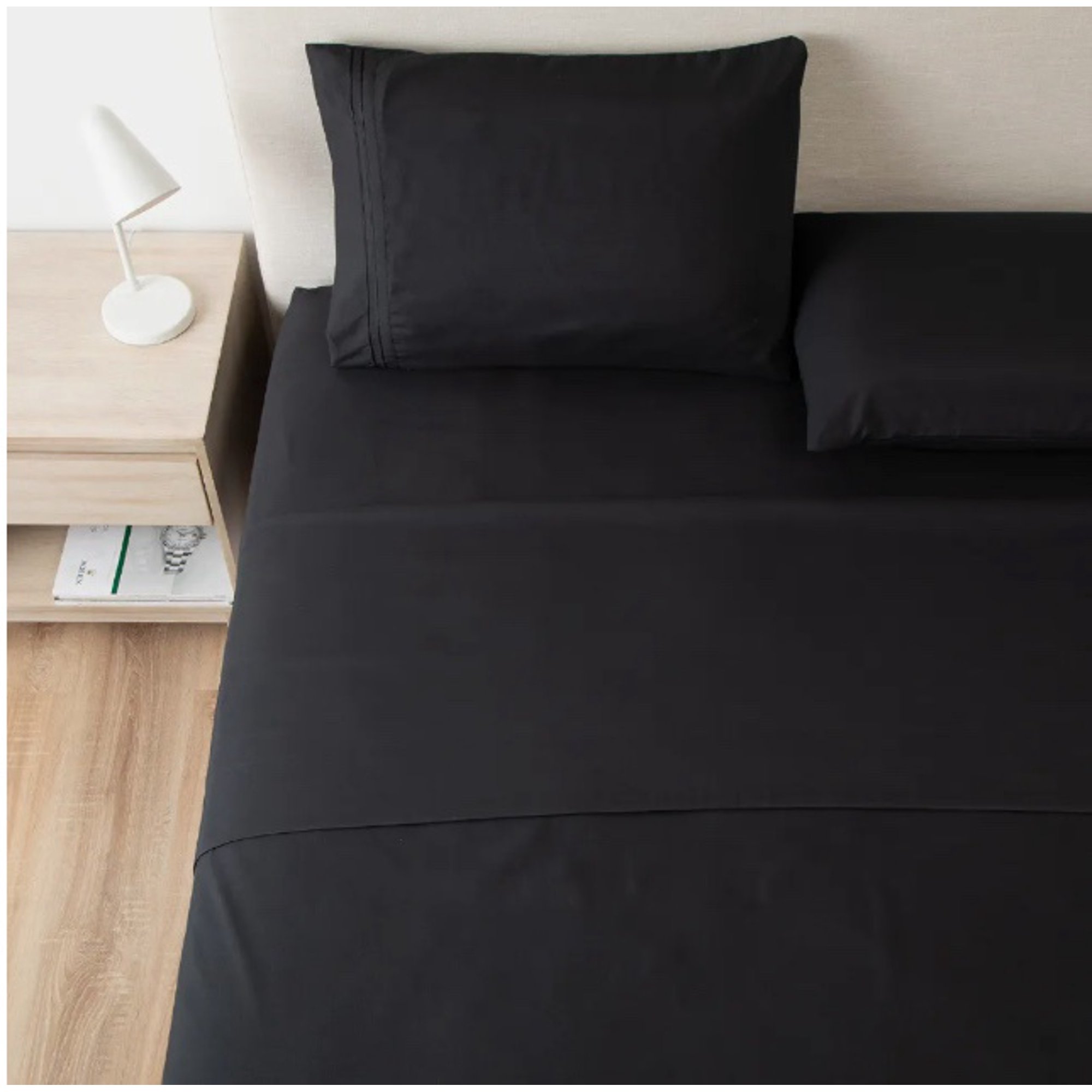 Atlas - Sabana Ultra Suave + Funda Bordada King