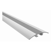 Cubrejunta Metálica Con Tarugo 1Mt Plata Dvp