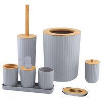 Bothyi - Juego De Accesorios De Baño De 7 Piezas Jabonera Para Baño Hotel Kits Esenciales