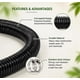 thumbnail image 5 of Manguera para estanque ZY-hosetube 1" ID 7,6 m negra, 2 abrazaderas, 5 of 8