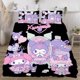 thumbnail image 3 of Kuromi Soft 3D Printed Duvet Cover Bedding Set with Comforter Cover 3 Piece Set, 3 of 5
