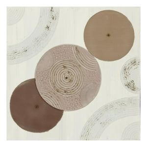 Genérico - Cuadro Decorativo Abstracto Círculos Adorno Pared Jhn