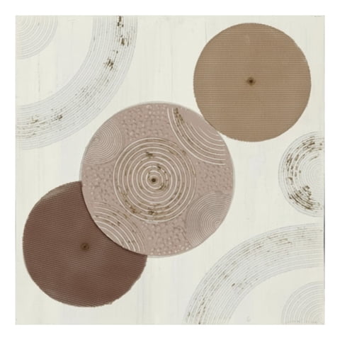 Genérico - Cuadro Decorativo Abstracto Círculos Adorno Pared Jhn