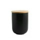 thumbnail image 1 of Contenedor de Cerámica Hermético Tapa Madera M Negro Simplit, 1 of 4