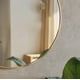 thumbnail image 2 of Espejo Circular 60 Cm , Marco Metal Cepillado, Dorado, 2 of 4