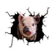 thumbnail image 1 of 3D Piggy Wall Stickers, Creative Window Static Stickers, Self-adhesive Wall Art Decorations, 1 of 5