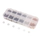 thumbnail image 1 of 1 caja abierta Anillos de salto Anillos partidos Conector Keychian para hacer joyería 6 mm, 1 of 5