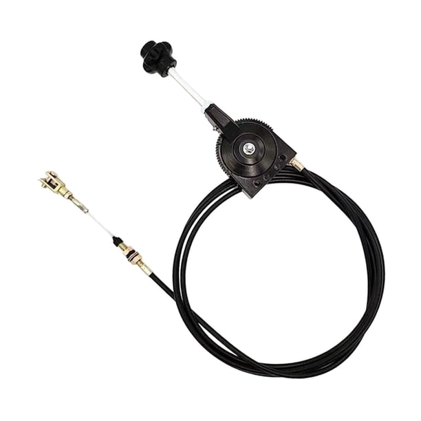 Excavadora Cable Acelerador Manual con Controlador Flexible Acero Instalación Rápida Y Sustitución para Maquinaria Agrícola Construcción Reparaciones 400 cm x 07 cm