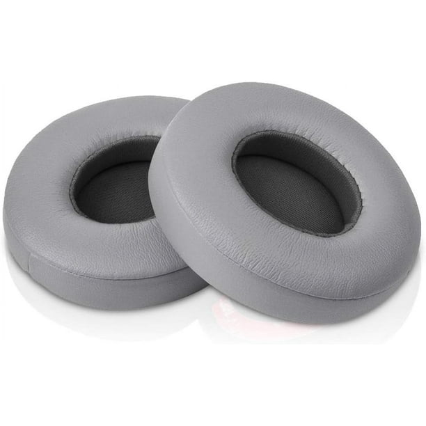 Almohadillas de repuesto para Beats Solo 2 y Solo 3: almohadillas de repuesto de espuma viscoelástica y funda para auriculares inalámbricos Solo 2 y Solo 3.