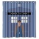 thumbnail image 1 of Cortina de ducha de Doctor Who, juego de cortina de baño con ganchos, tamaño 66 x 72 pulgadas, 1 of 3