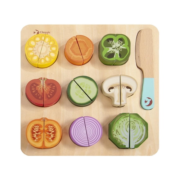 Rompecabezas de Madera Classic World Verduras 9 Piezas