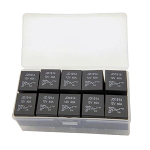 Bothyi - Relé De Coche A Prueba De Polvo 10X 5 Pines 40A 30A Para Camión Automotriz Marino