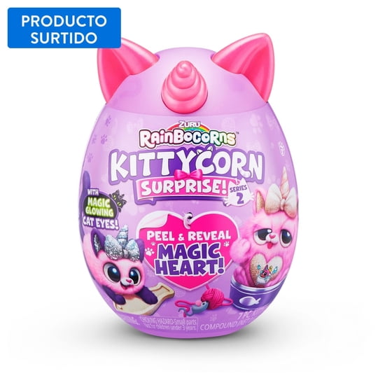 Peluche Huevo Sorpresa Kittycorn Rainbocorns, Producto Surtido 1 Un