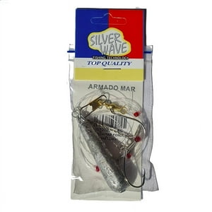 Silver Wave - Armada Mar Fondo 60 Gr 2 Rotores 2 Anzuelos Plomo Nylon 0,50