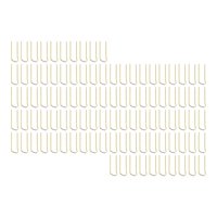 Magideal - Alfileres De Costura Para Alfileres En U De Tela Para La Elaboración De Alfileres De Acolchado Multiusos De Acero De 0,9 Pulgadas, Alfileres En Forma , Aureato 100 Piezas