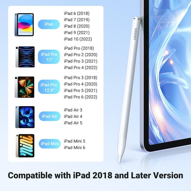 Lápiz capacitivo UGREEN compatible con iPad Pencil para iPad 6/7/8