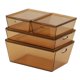 thumbnail image 2 of Mini Cajas De Almacenamiento De 4 Piezas, Contenedores Para Casas De Mu?ecas 1: 6 1:12, ámbar_acrílico, 2 of 5