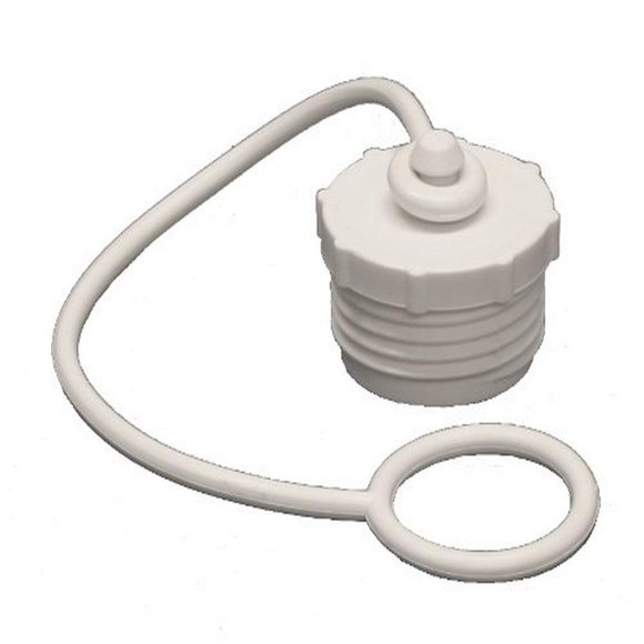 Tapón y correa para manguera de jardín Aquapro AQP-27839 blanco