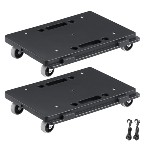 Dolly VEVOR para mudanzas de muebles, capacidad de 500 kg con 4 ruedas, 2 Pa