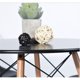 thumbnail image 3 of Juego De Comedor eames Redondo 4 sillas Negro-Blanco 80 cm, 3 of 6