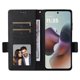 thumbnail image 3 of Funda Cartera para Motorola MOTO G66Y 5G Tapa Flip con Ranuras y Soporte Negro, 3 of 5
