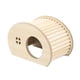 thumbnail image 4 of Escondite de hámster lavable, accesorios para jaulas, juguetes de jaula para masticar, casa de hámster de madera, escondite de hámster para hámsteres, Media vuelta, 4 of 5