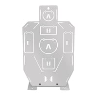 Ioensy - Práctica De Disparo De Objetivo Táctico De Silueta De Tiro De Acero Inoxidable