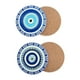 thumbnail image 2 of Set 4 Posavasos Ceramica Y Corcho 4 Piezas Ojo Turco, 2 of 2